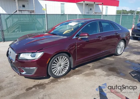 2017 Lincoln Mkz Reserve z USA, uszkodzony, nr VIN 3LN6L5F96HR609041